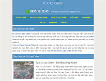 Tablet Screenshot of culaochamtour.com